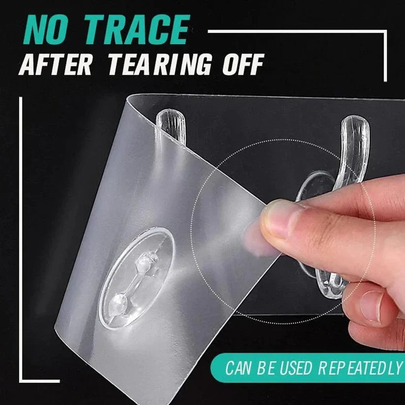 Adhesive Transparent Heavy Duty Wall Hook(Buy 1 Get 1 Free)
