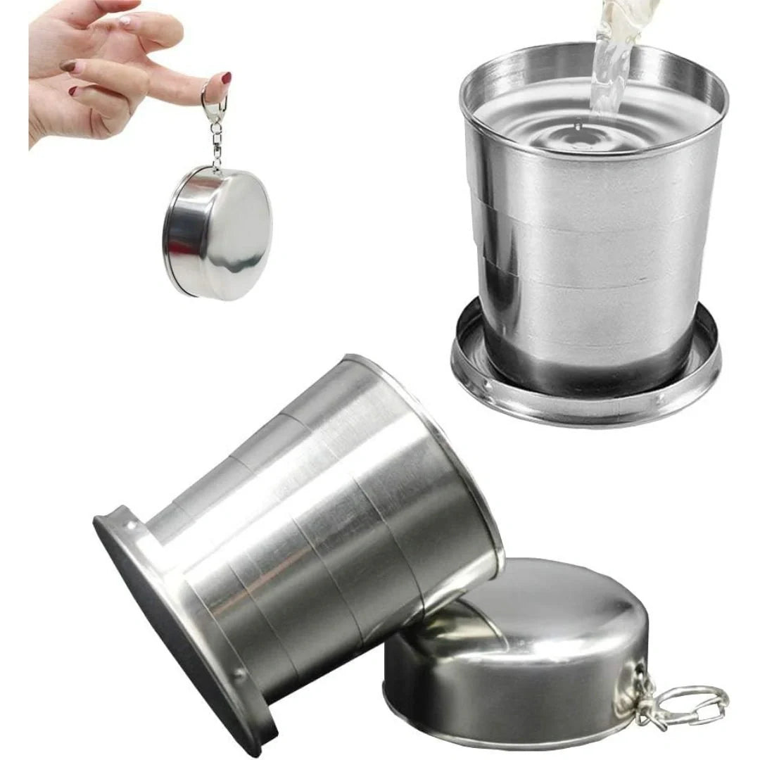 Foldable Stainless Steel Glass