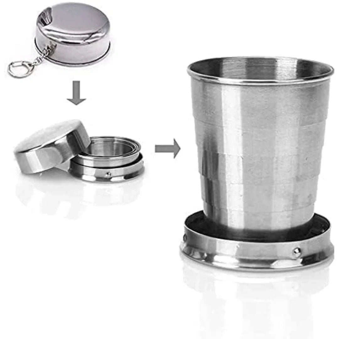 Foldable Stainless Steel Glass