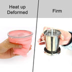 Foldable Stainless Steel Glass