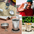 Foldable Stainless Steel Glass