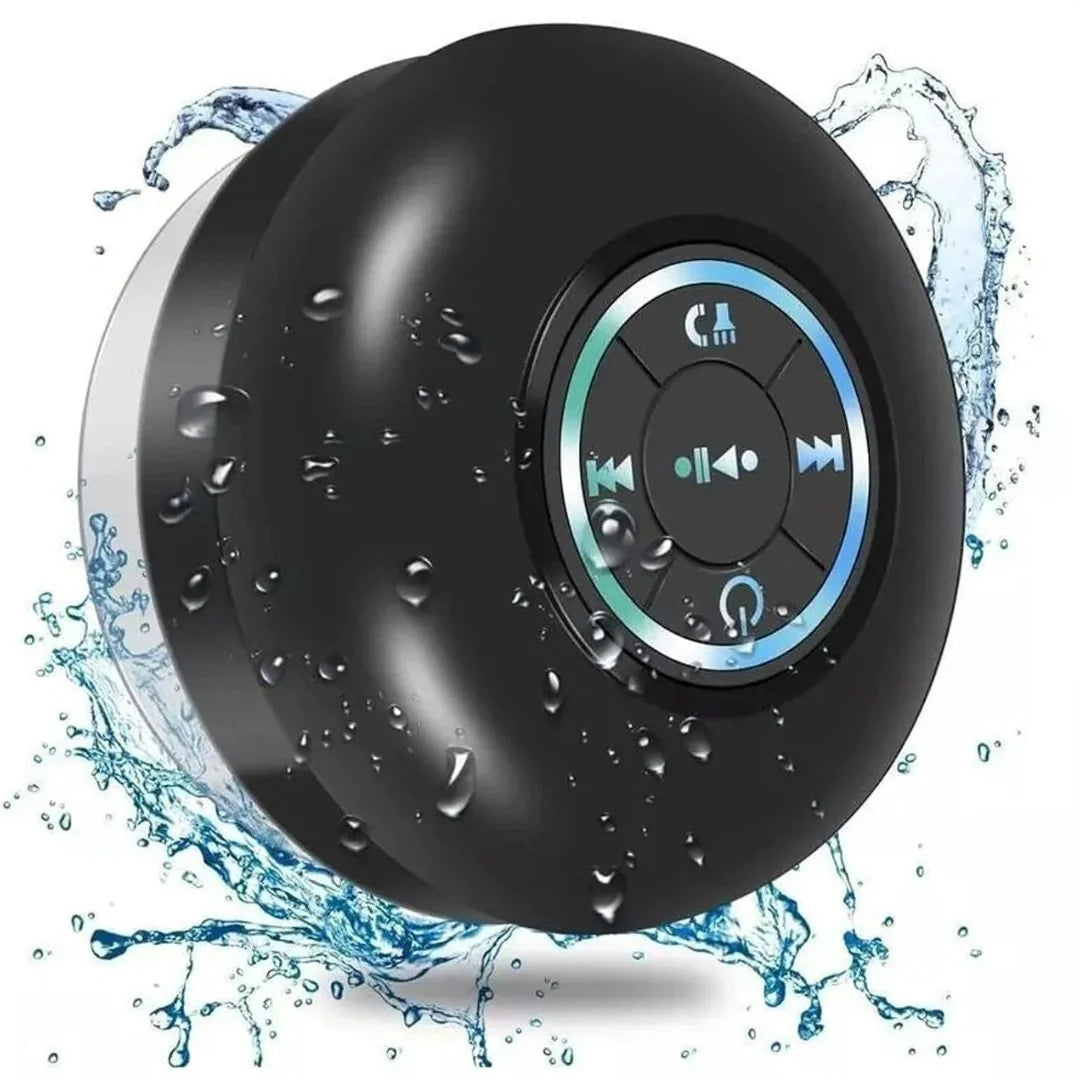Mini Bluetooth Shower Speaker with RGB Lights