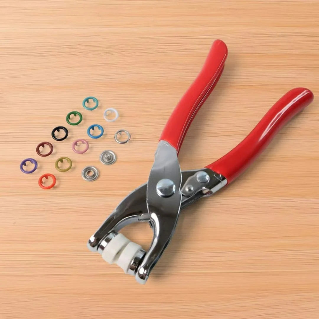 Heavy Duty Snap Button Fastener Plier Tool Kit