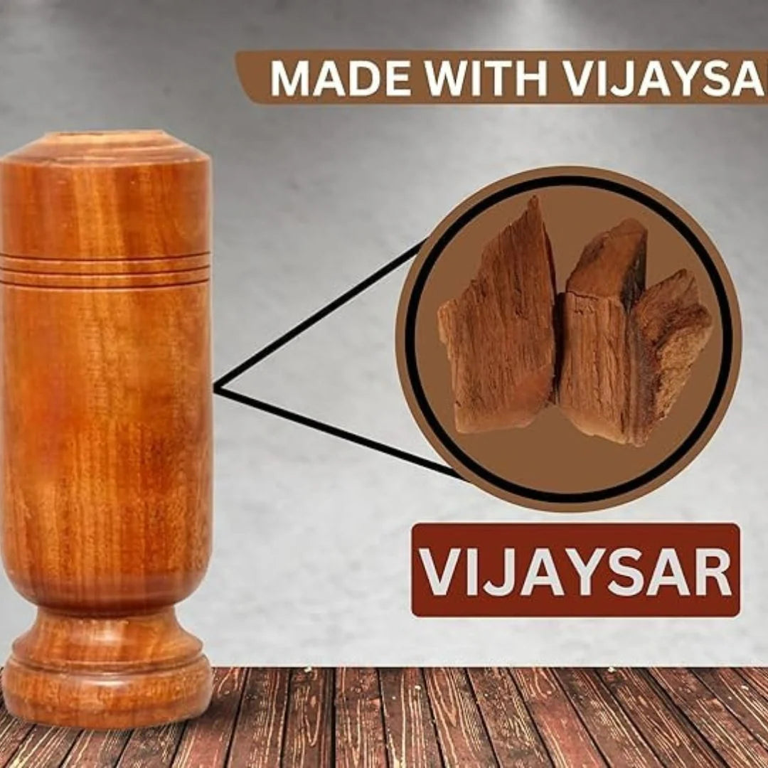 Sugar Balance Wooden Water Glass