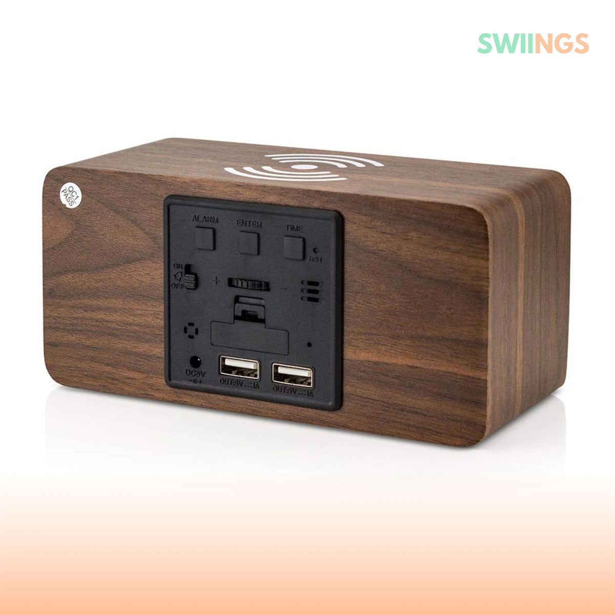 Wooden Alarm Clock