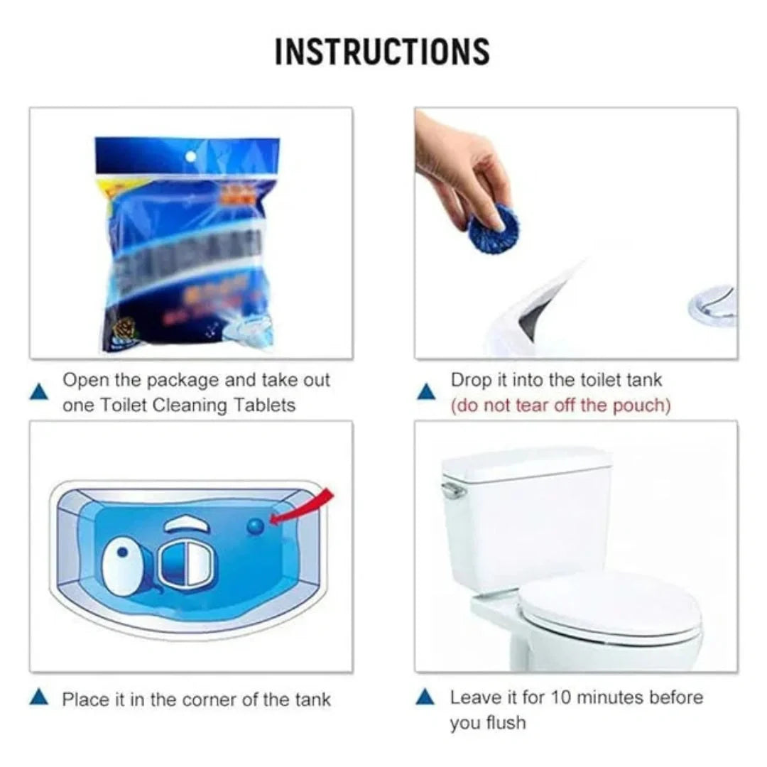 Toilet Cleaning Tablet (10 Pcs)