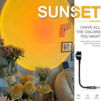 USB Sunset Projection Light Lamp