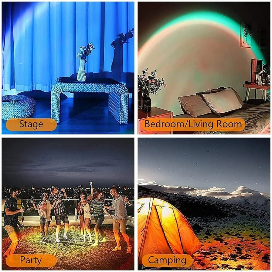 USB Sunset Projection Light Lamp