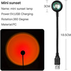USB Sunset Projection Light Lamp