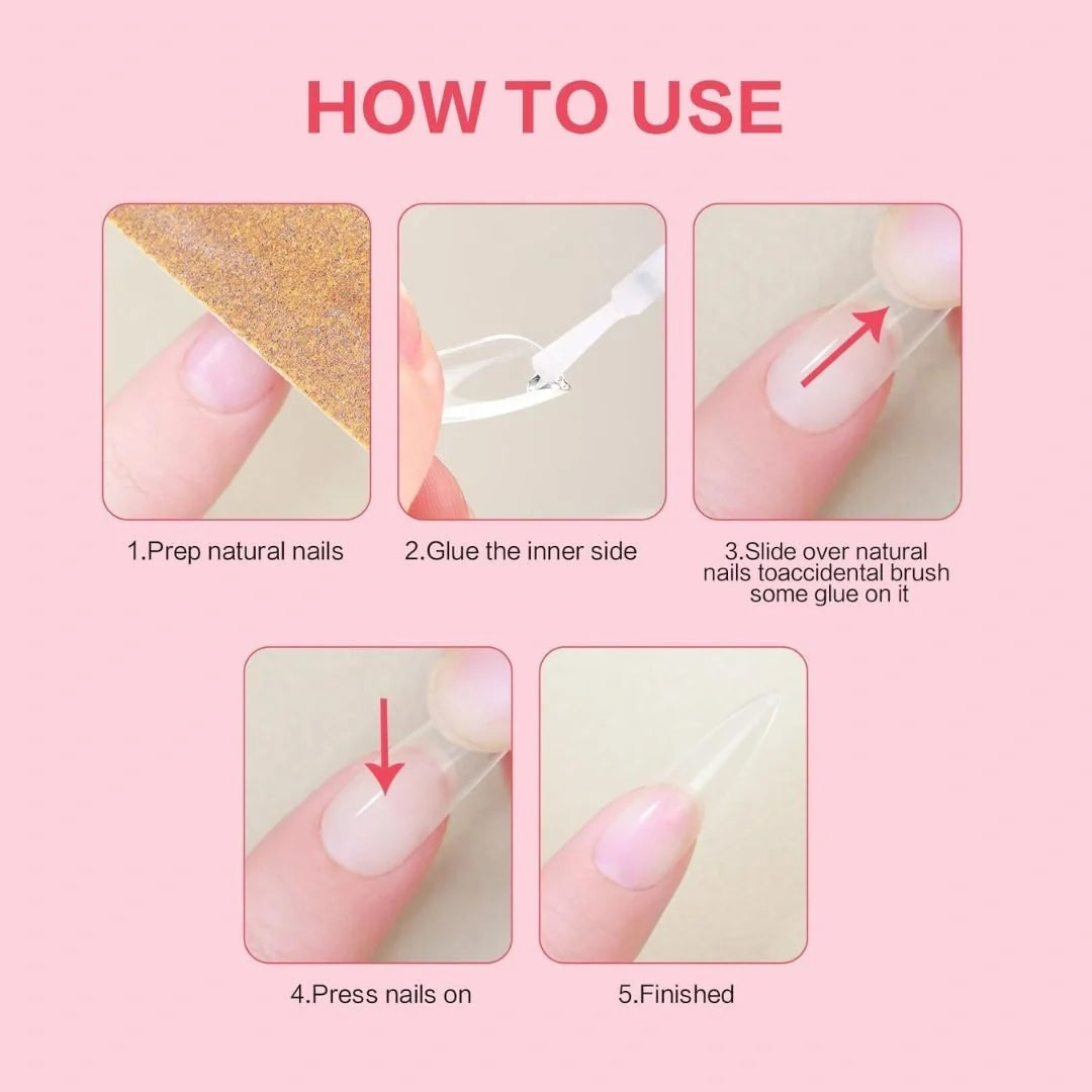 Super Glue Stronger For Artificial Nails (Pack of 2)