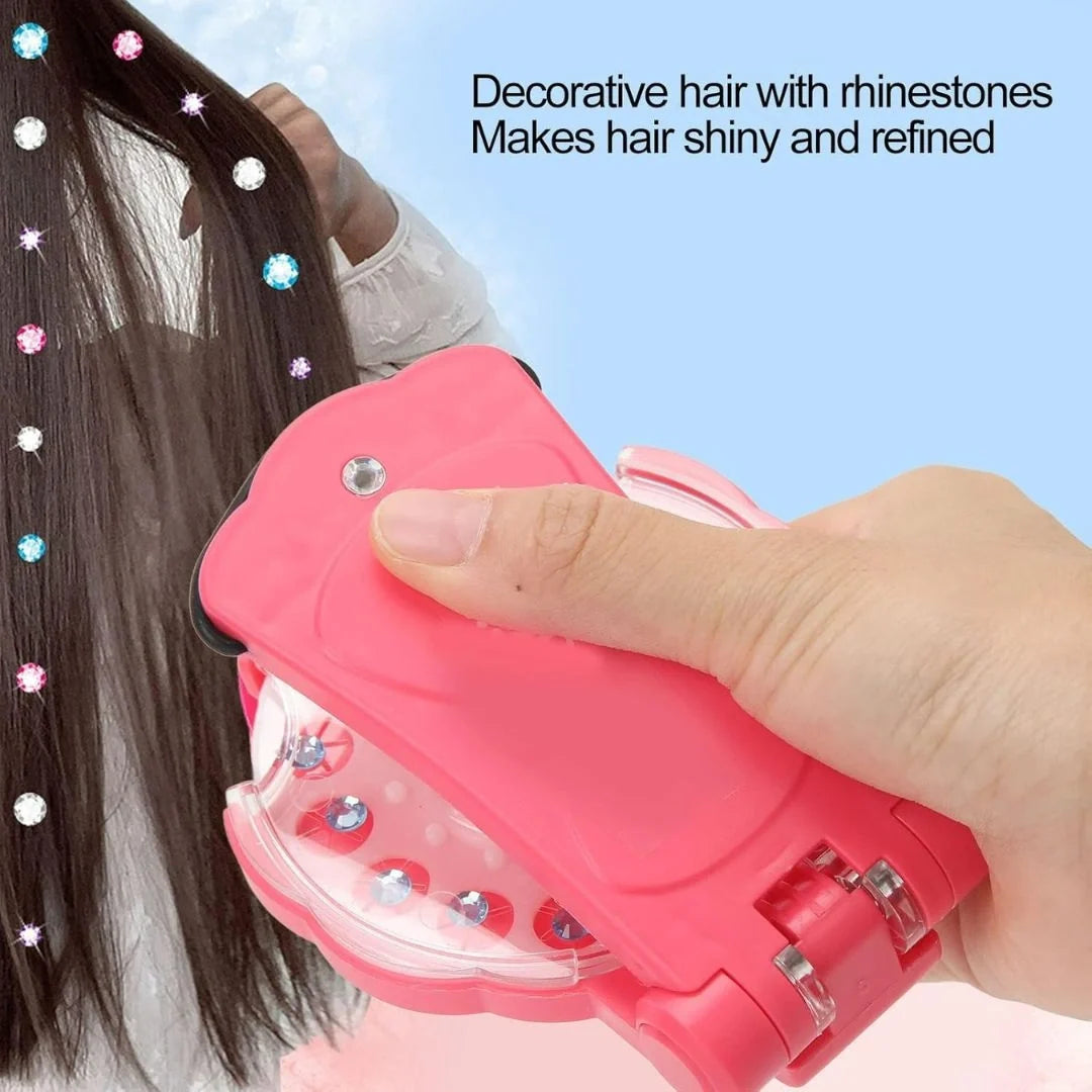 Hair Bedazzler Kit with Rhinestones