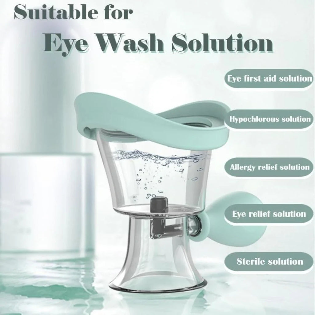 Portable Silicone Manual Air Pressure Eye Wash Cup