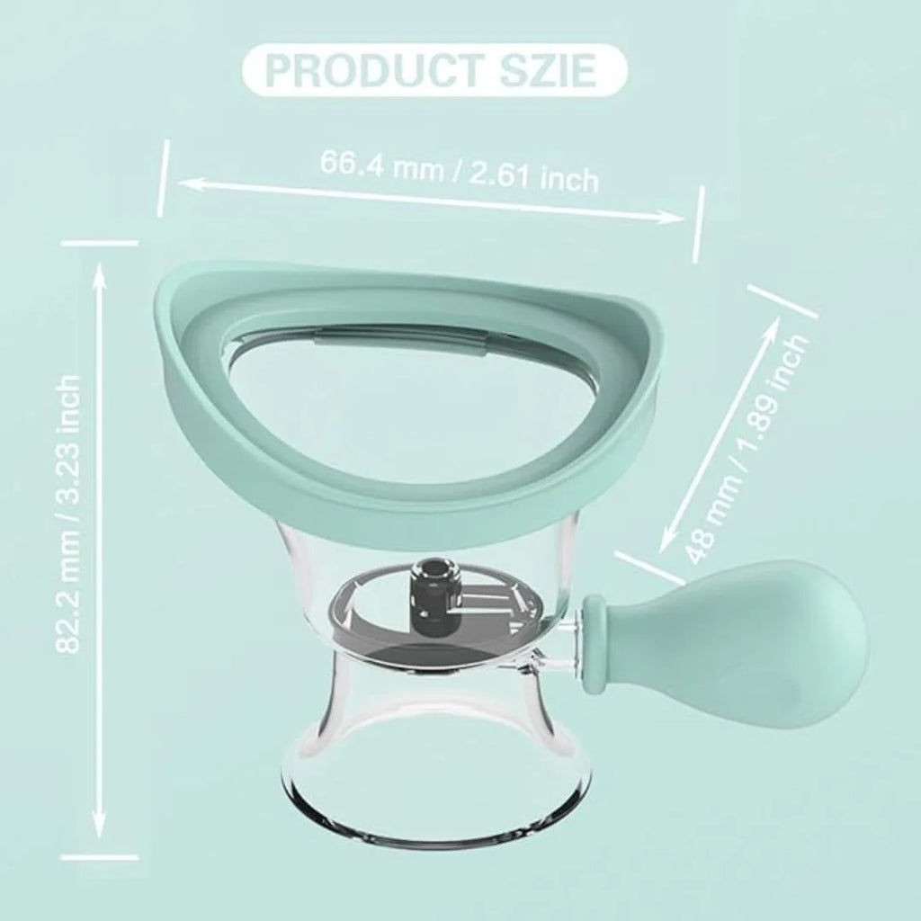 Portable Silicone Manual Air Pressure Eye Wash Cup