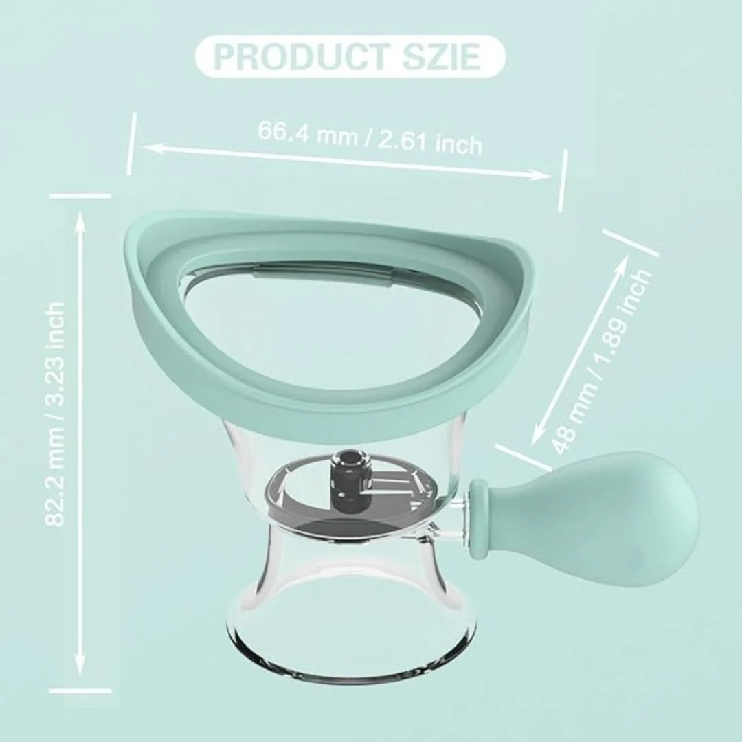 Portable Silicone Manual Air Pressure Eye Wash Cup