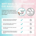 Portable Silicone Manual Air Pressure Eye Wash Cup