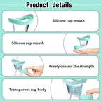 Portable Silicone Manual Air Pressure Eye Wash Cup