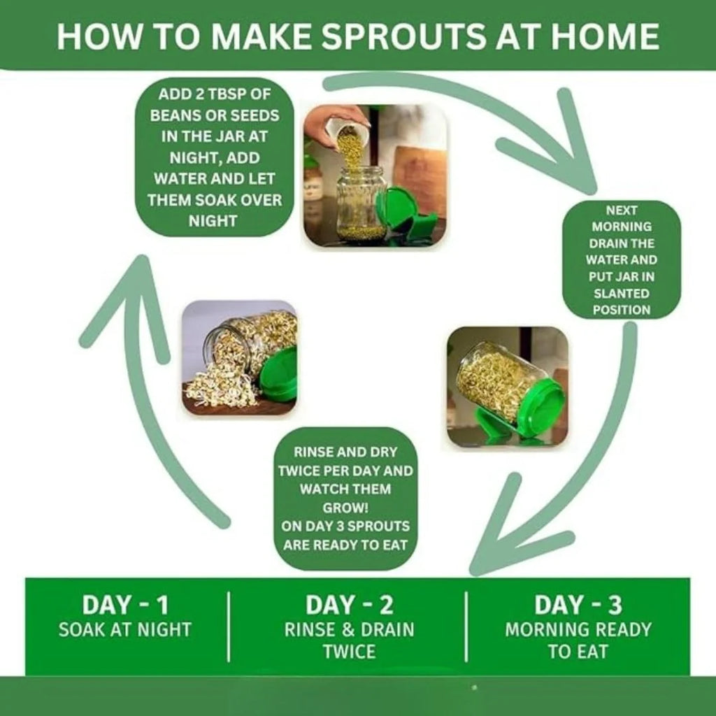 Sprout Maker Glass Jar
