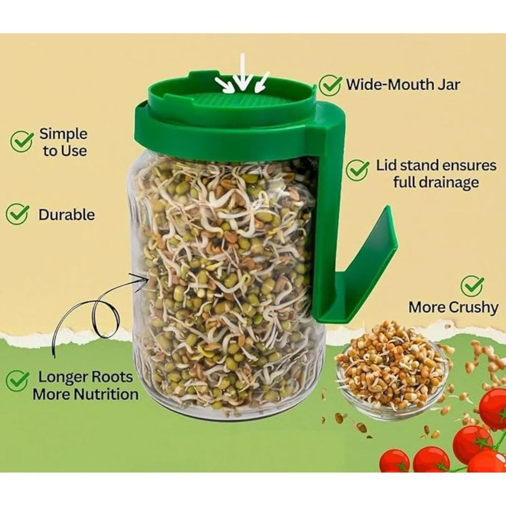 Sprout Maker Glass Jar