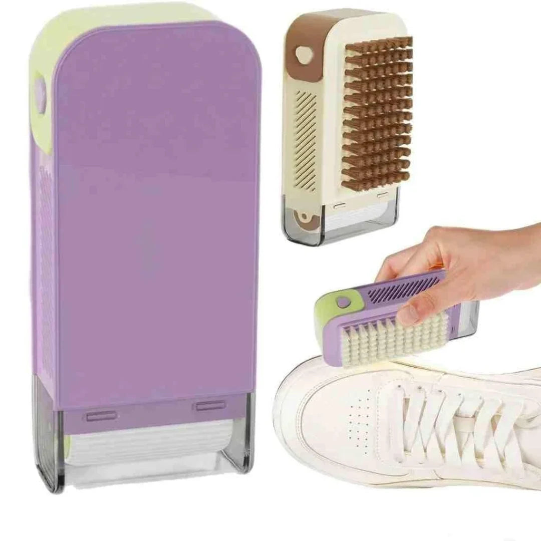 Cloth Washing Brush with Foaming Soap Box