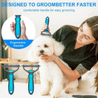 Double Sided Shedding and Dematting Comb