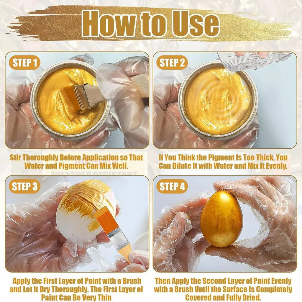 Gold Acrylic Paint