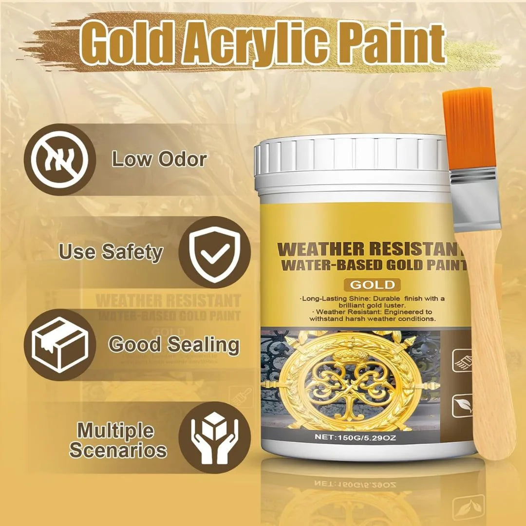 Gold Acrylic Paint
