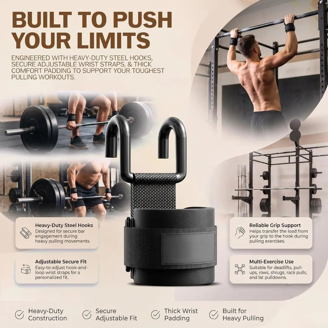 Weight Lifting Hook Grips