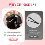Mini Hair Straightener Brush