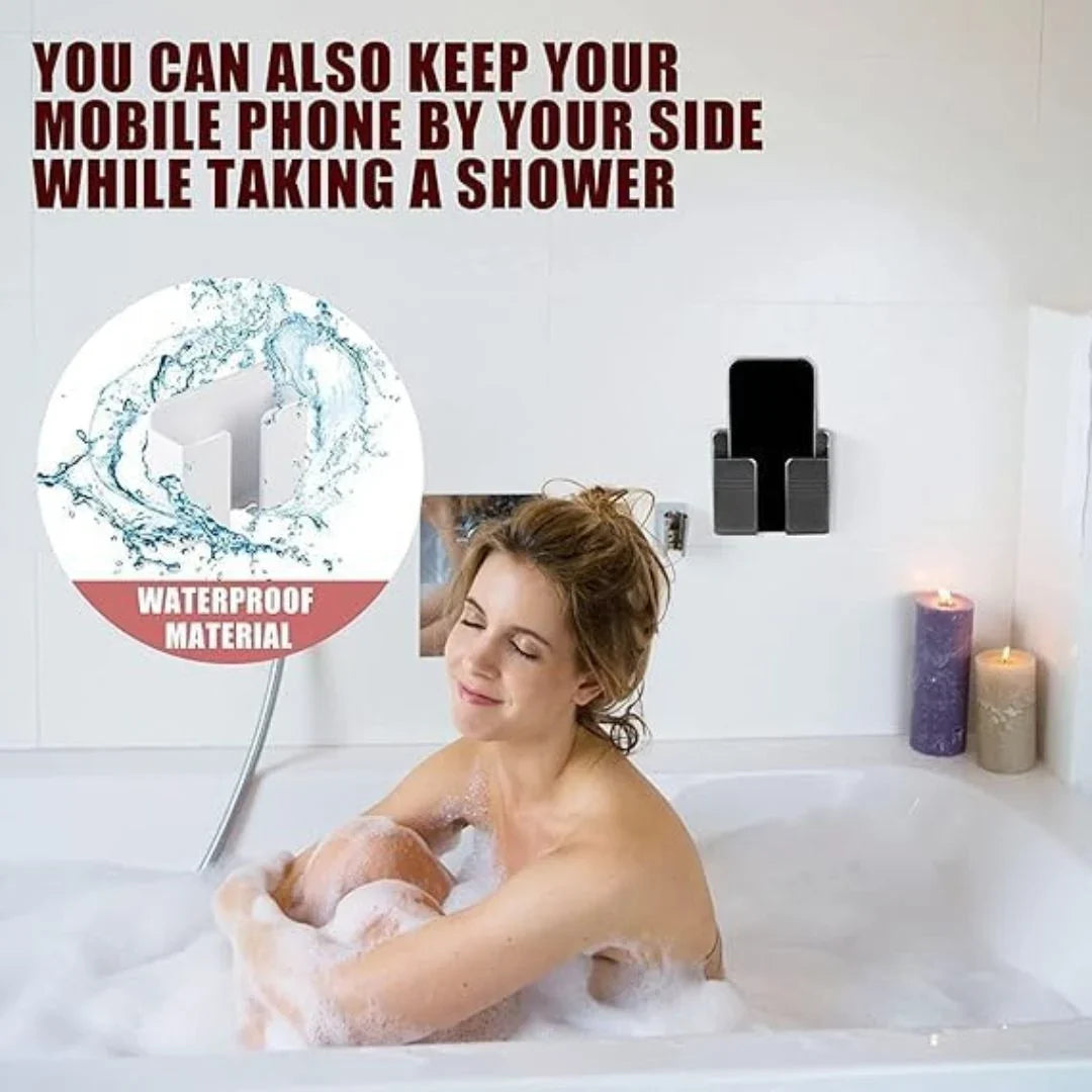 Phone Stand with Self Adhesive Phone Holder for Shower
