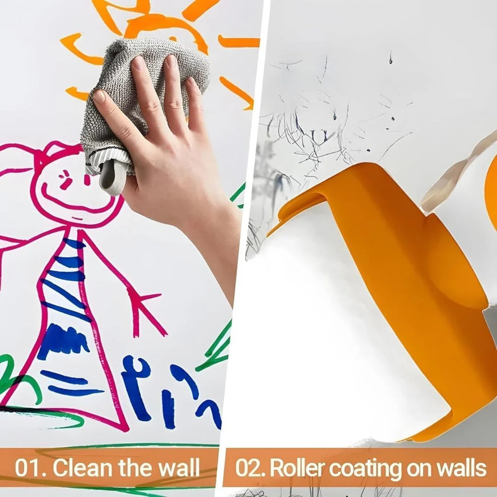 Paint Roller Brush with Built-in Paint Container