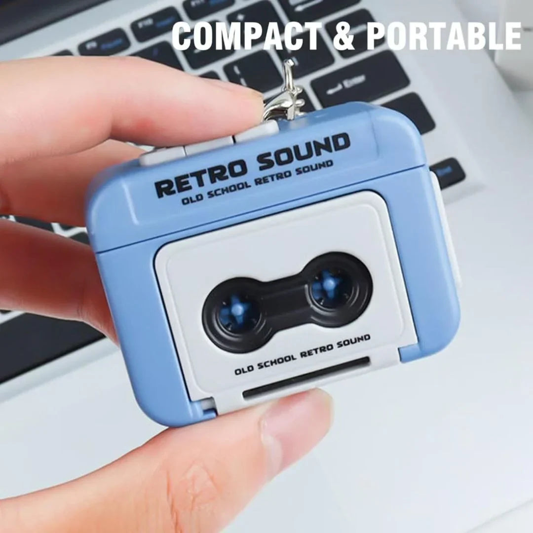 Keychain Retro Sound Mini Voice Recorder Style