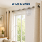 No-Drill Curtain Rod Holders