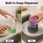 Soap Dispensing Scrub Brush